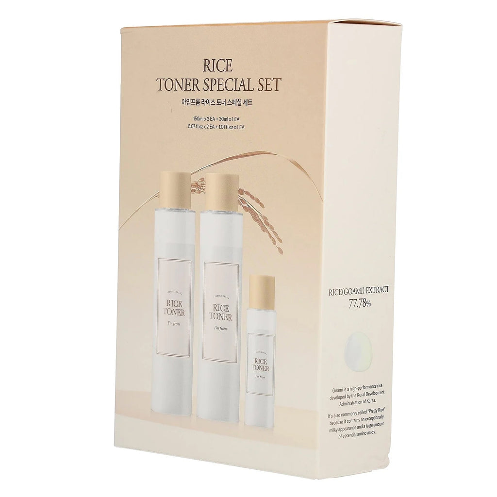 Rice Toner Special Set, 3 Pieces