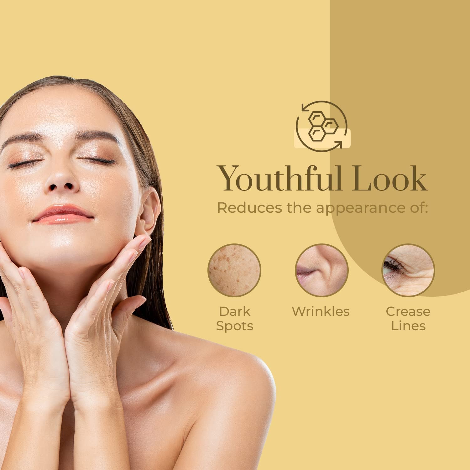 24K Gold & Collagen Daily Face Moisturizer - Dermatologist Tested, Reduces Fine Lines, Anti-Aging, Clean Beauty, Cruelty-Free Korean Skincare, All Skin Types - 1.69 Oz